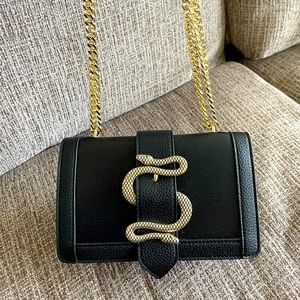 Express Snake Buckle Chain Strap Shoulder Bag